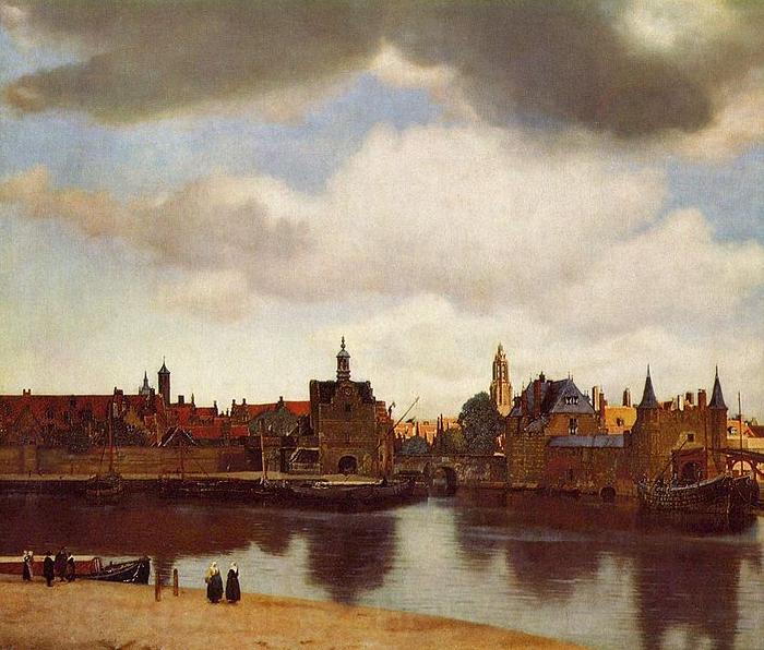 Johannes Vermeer View on Delft.